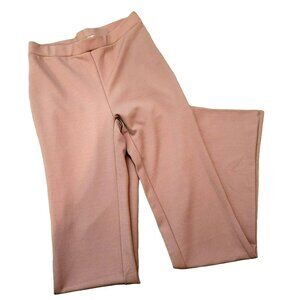 Cotton On Flare Pants Womans Pull On Cocoa Bean Brown Tall Size Small JJ1538